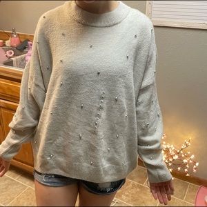 Beaded sweater